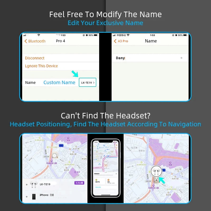 Airs Pro2 Bluetooth casque sans fil écouteurs TWS écouteurs avec fenêtre Pop-up Siri étanche positionnement contrôle tactile pour Ios